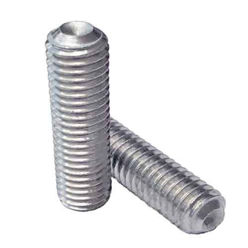 SSS612S #6-32 X 1/2" Socket Set Screw, Cup Point, Coarse, 18-8 Stainless